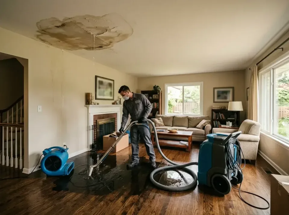 attic-pipe-burst-ceiling-drip-008 — frequently asked questions, Water Damage Restoration & Carpet Care in New Martinsville,…
